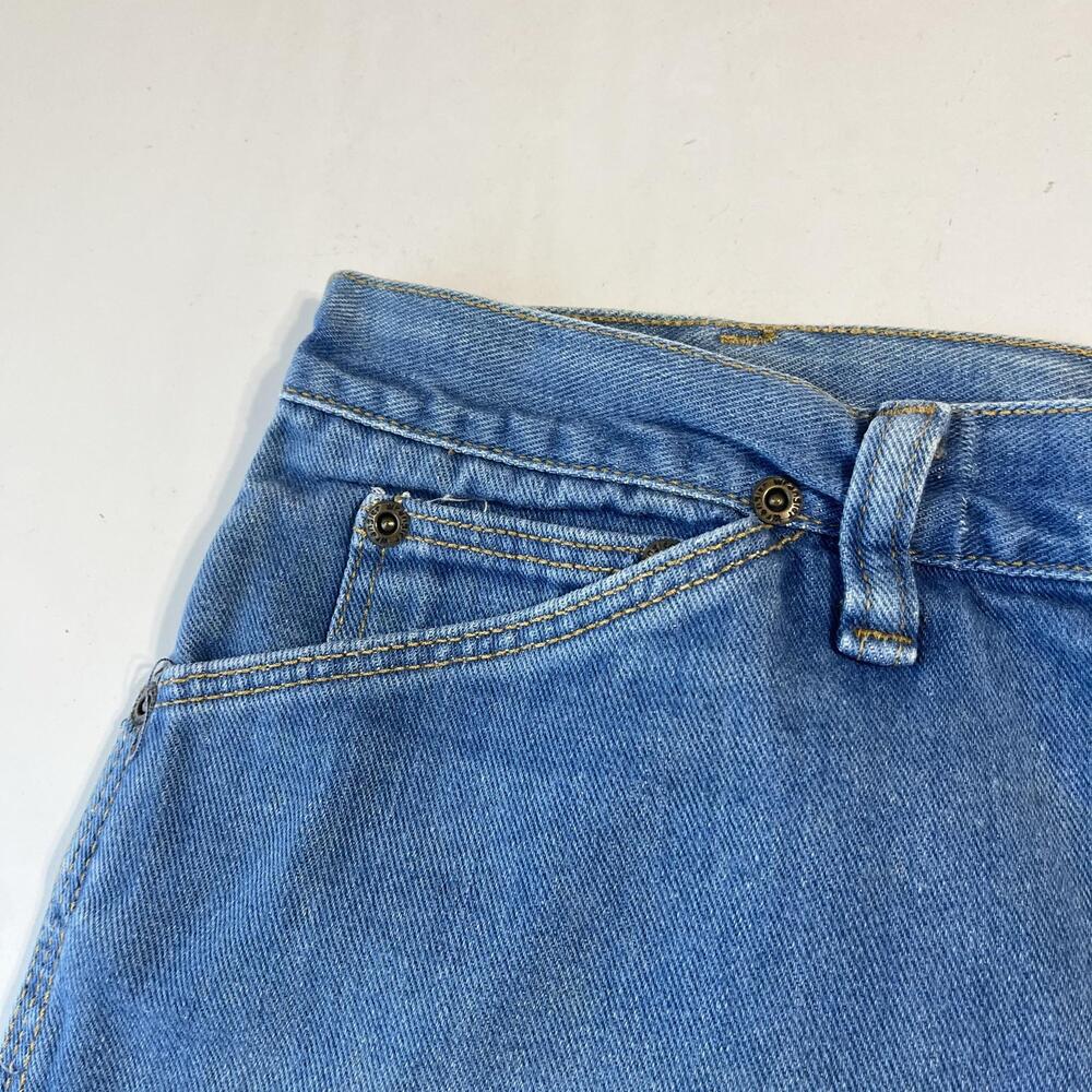 Vintage Wrangler Jeans Womens 31 High Rise Bell Flare Western Wrapid Transit 70s - Picture 11 of 16